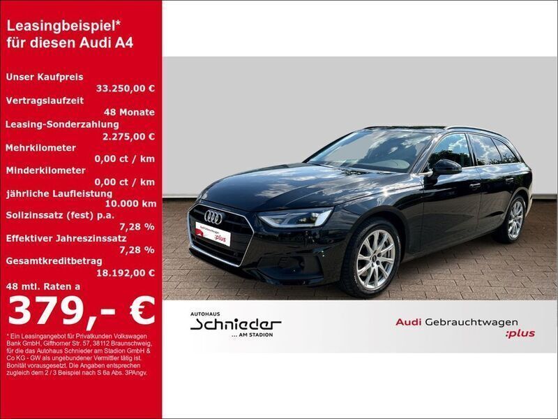 Schwarz Gebraucht 2023 Audi A4 Sport Kombi | 30.390 € (Guter Preis) - Bild 1/3