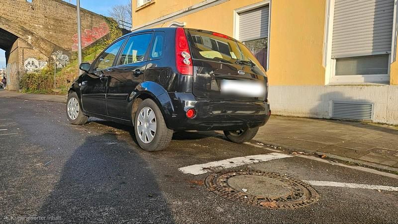 Gebraucht Ford Fiesta 60 PS (44 kW) 2007 Schwarz Kleinwagen