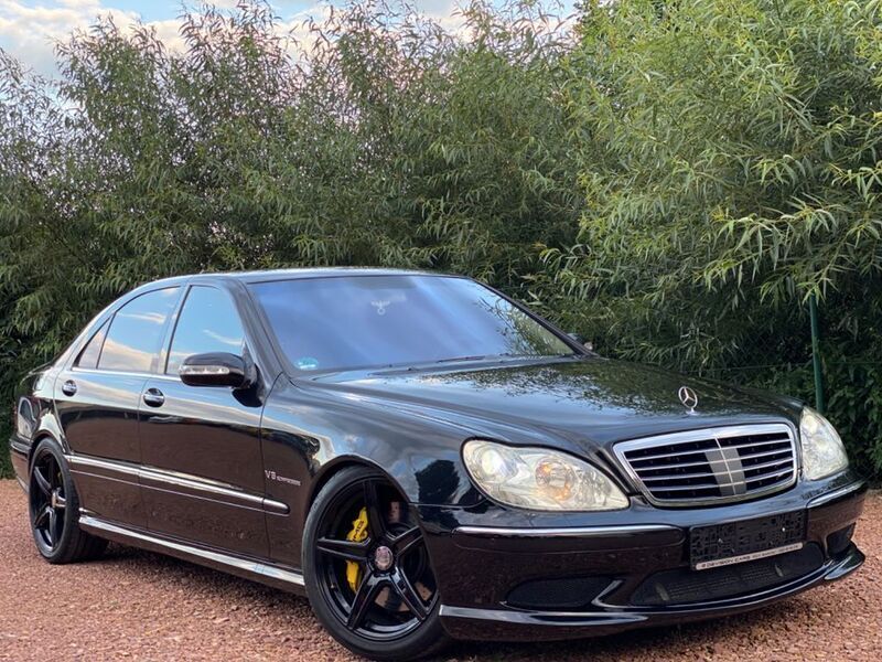 Obsidianschwarz metalliclack Gebraucht 2003 Mercedes S55 AMG AMG Limousine | 15.490 € (Guter Preis) - Bild 1/4