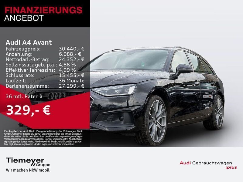 Schwarz Gebraucht 2024 Audi A4 Business Kombi | 30.440 € (Guter Preis) - Bild 1/4