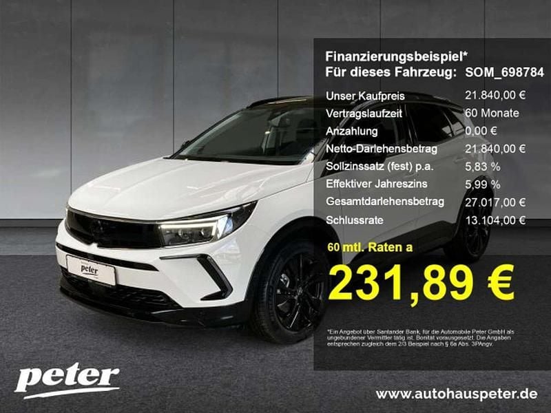 Lack weiss banquise/deckende l Gebraucht 2023 Opel Grandland X GS Line SUV | 21.840 € (Guter Preis) - Bild 1/2