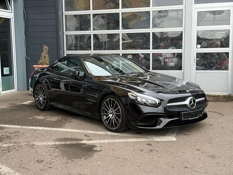 Schwarz Gebraucht 2018 Mercedes SL500 Cabrio | 76.700 € (Fairer Preis) - Bild 1/4