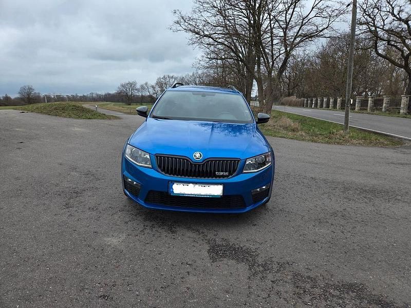 Gebraucht Skoda Octavia RS 184 PS (135 kW) 2014 Blau Kleinwagen