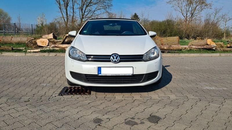 Gebraucht VW Golf Cabriolet 105 PS (77 kW) 2013 Weiß Cabrio