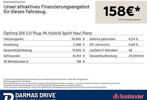 Gebraucht Kia Optima Spirit 205 PS (150 kW) 2019 Blau Kombi