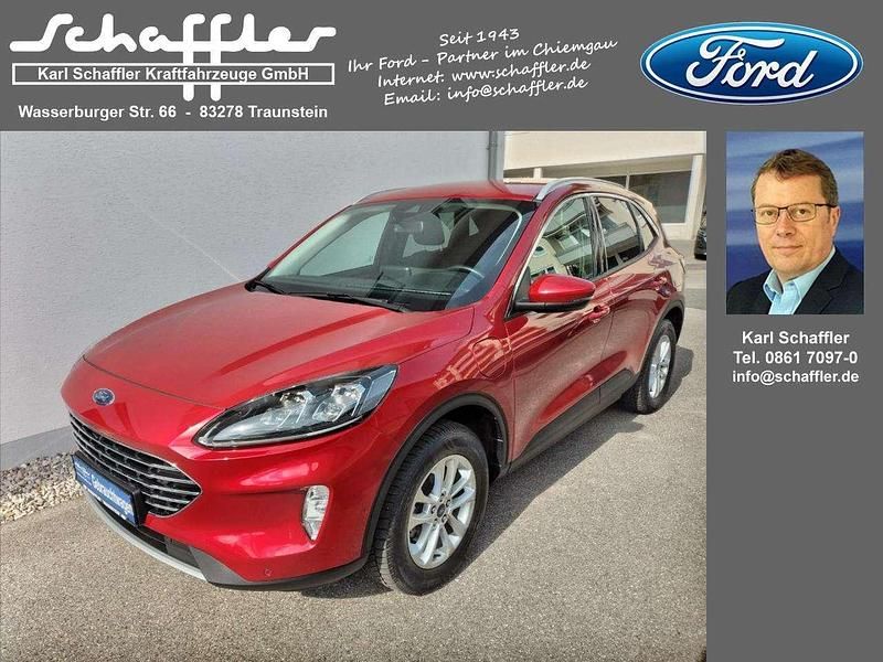 Lucidrot metallic Gebraucht 2022 Ford Kuga Titanium X SUV | 27.750 € (Fairer Preis) - Bild 1/4