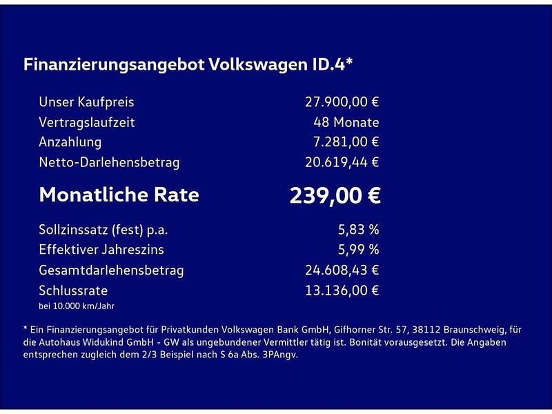 Gebraucht VW ID.4 Pro Performance 150 kW (204 PS) 2023 Grau SUV