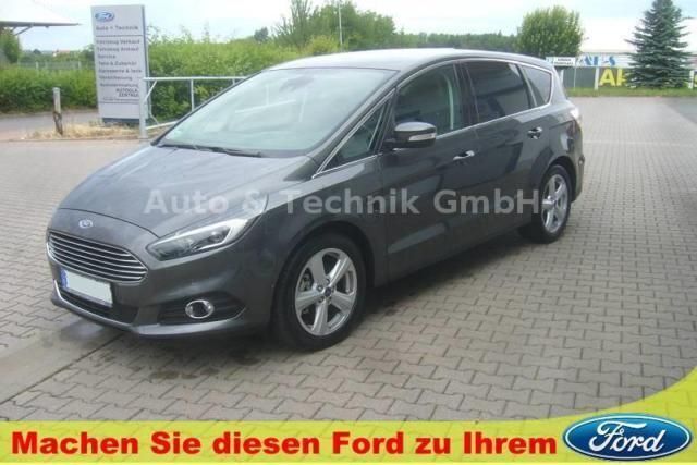 Gebraucht Ford S-MAX Titanium 150 PS (110 kW) 2016 Grau metallic Van / Kleinbus