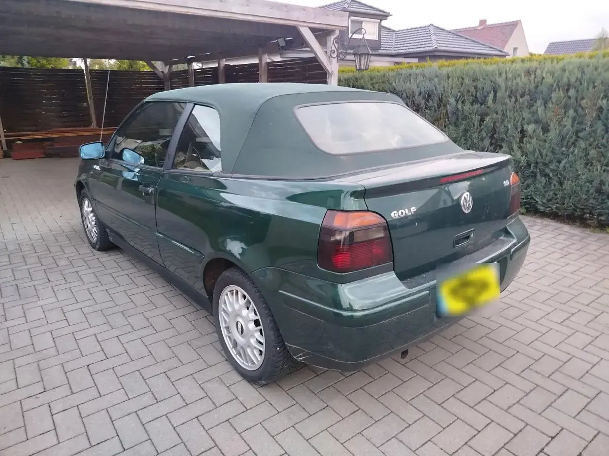 Gebraucht VW Golf Cabriolet 116 PS (85 kW) 1998 Grün Cabrio