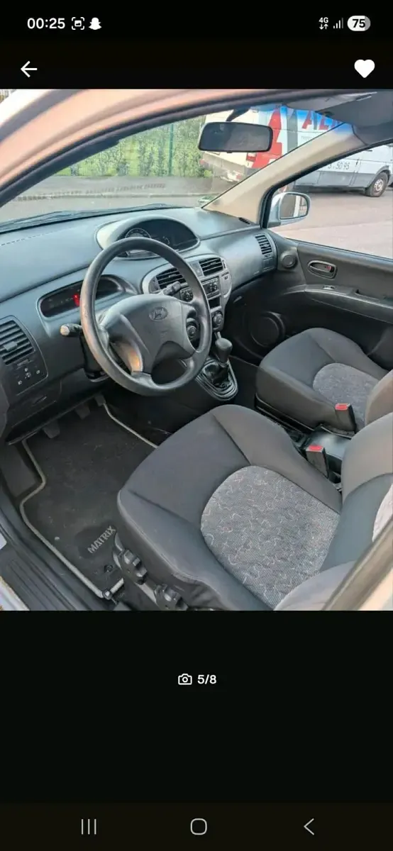 Gebraucht Hyundai Matrix 105 PS (77 kW) 2003 Silber Van / Kleinbus