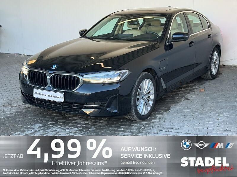 Schwarz Gebraucht 2021 BMW 520 Sport Line Limousine | 33.888 € (Etwas zu teuer) - Bild 1/4