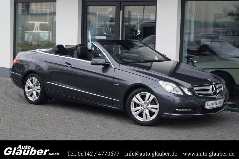 Tenoritgrau metalliclack Gebraucht 2010 Mercedes E200 Cabrio | 15.950 € (Fairer Preis) - Bild 1/4