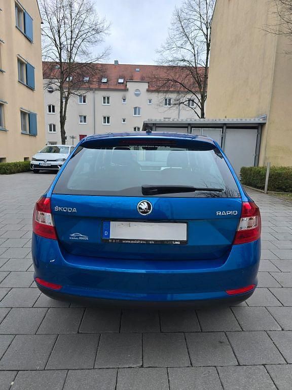Second-hand Skoda Rapid 90 CP (66 kW) 2017 Albastru Hatchback