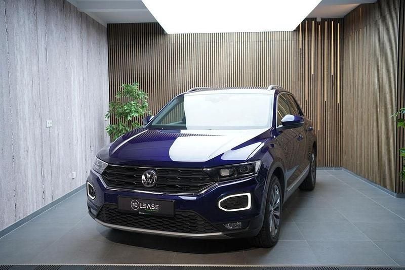 Blau Gebraucht 2019 VW T-Roc Sportline SUV | 18.350 € (Superpreis) - Bild 1/4