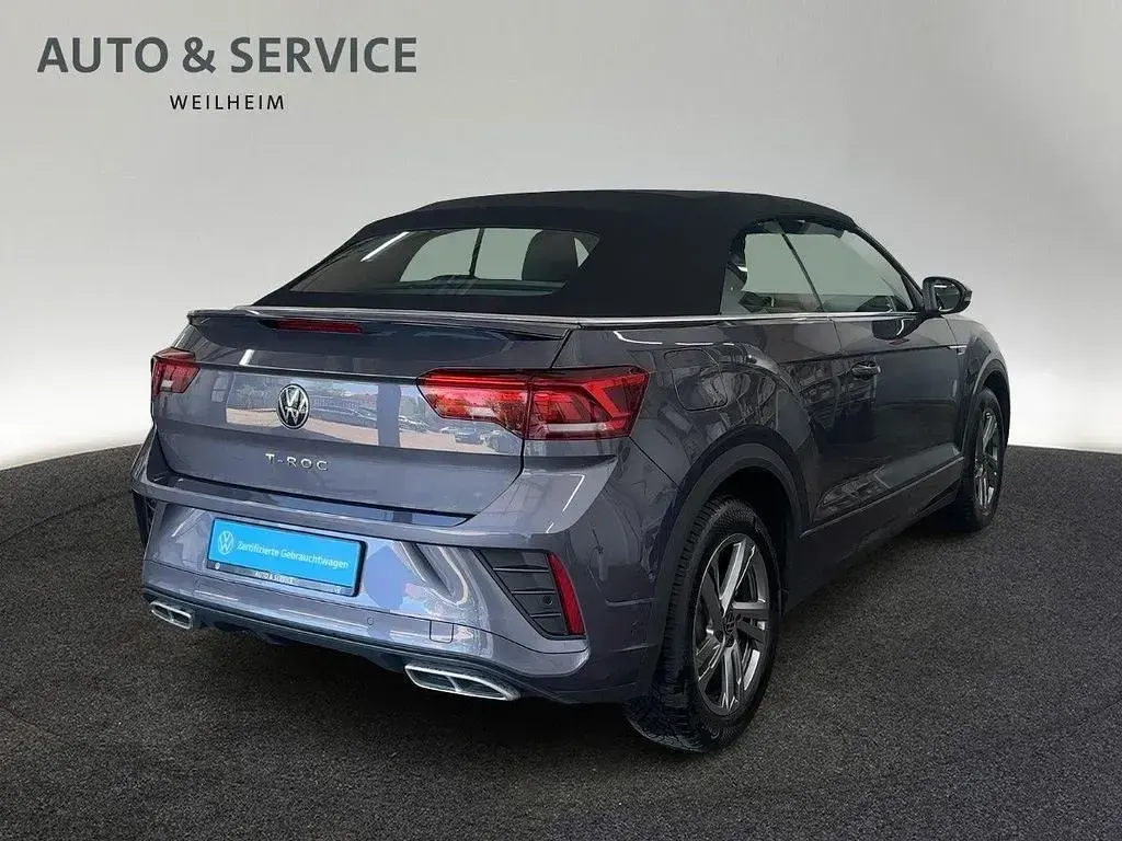 Gebraucht VW T-Roc Cabriolet R-line 150 PS (110 kW) 2025 Grau Cabrio