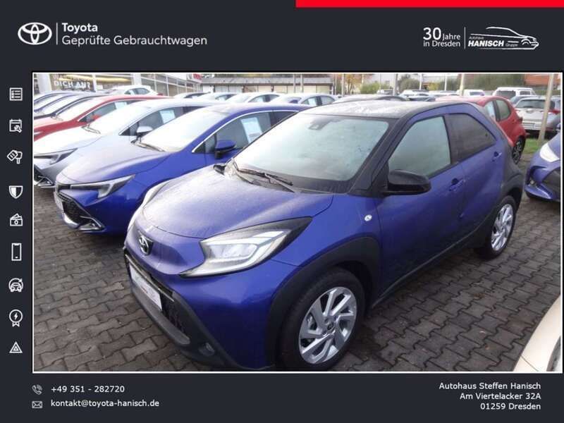 Blau Gebraucht 2022 Toyota Aygo Pulse Kleinwagen | 15.990 € (Fairer Preis) - Bild 1/4