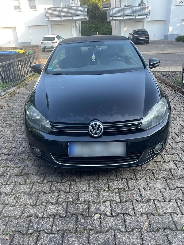 Schwarz Gebraucht 2014 VW Golf Cabriolet Cabrio | 6.500 € (Guter Preis) - Bild 1/4