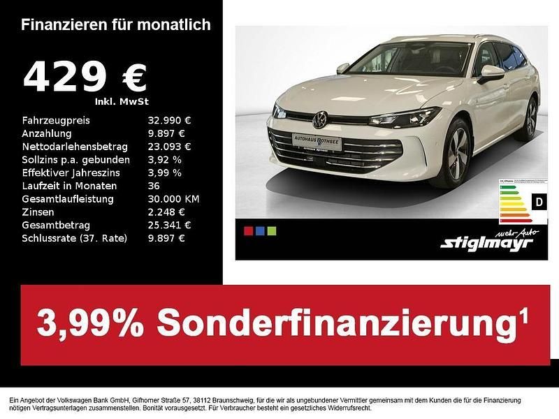 Pure white Gebraucht 2025 VW Passat Business Kombi | 32.990 € (Fairer Preis) - Bild 1/4