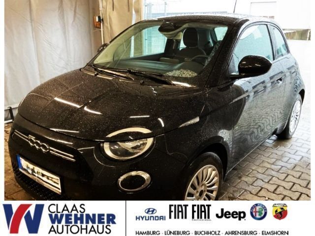 Onyx schwarz) (schwarz Gebraucht 2021 Fiat 500e Action Kleinwagen | 13.430 € (Fairer Preis) - Bild 1/4