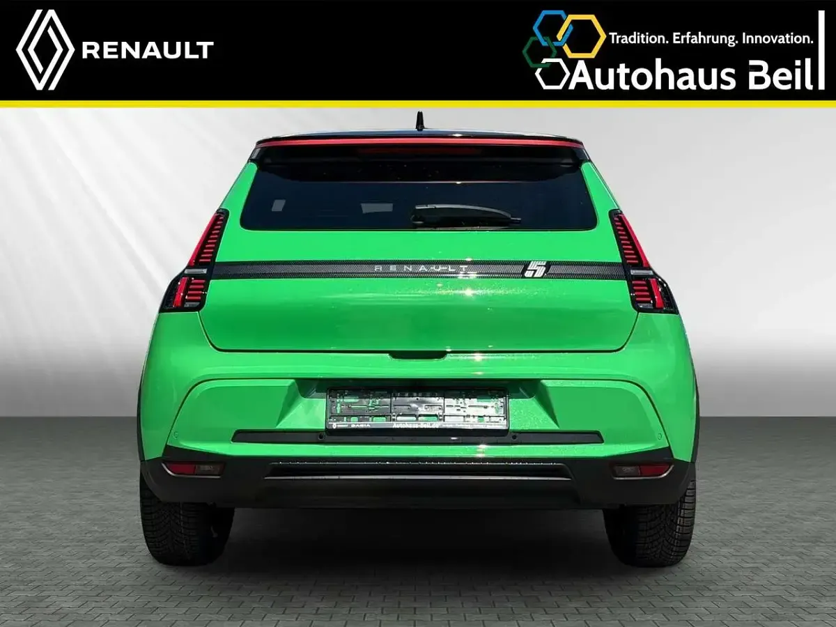Neu Renault R5 Komfort 110 kW (150 PS) 2026 Pop green, dach blackpearlsc Kleinwagen