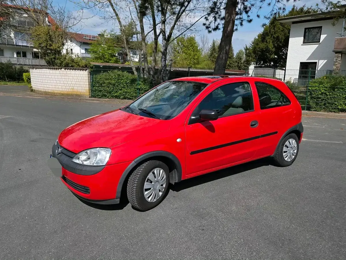 Gebraucht Opel Corsa 58 PS (42 kW) 2002 Rot Kleinwagen