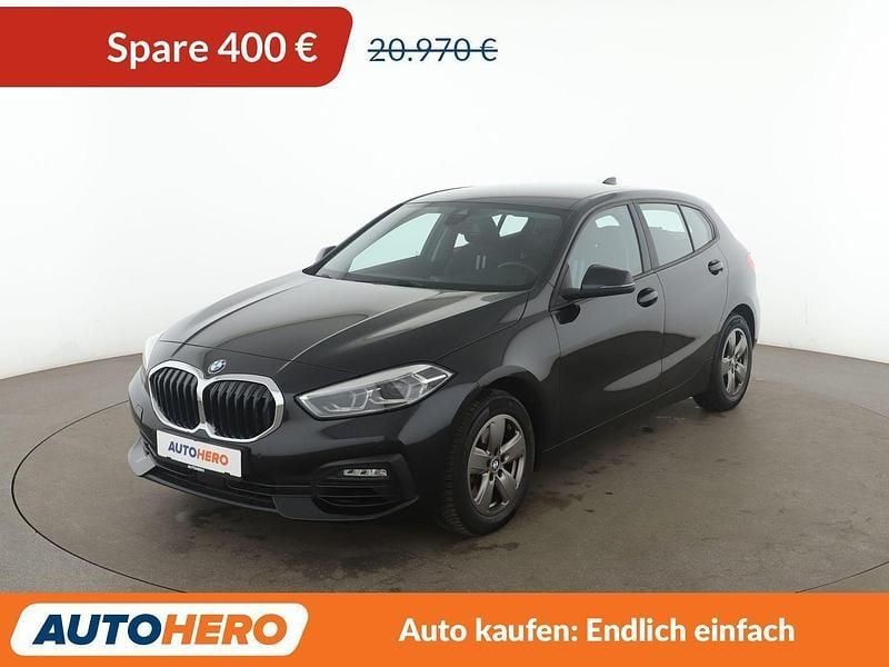 Schwarz Gebraucht 2020 BMW 118 Advantage Kleinwagen | 20.110 € (Fairer Preis) - Bild 1/3