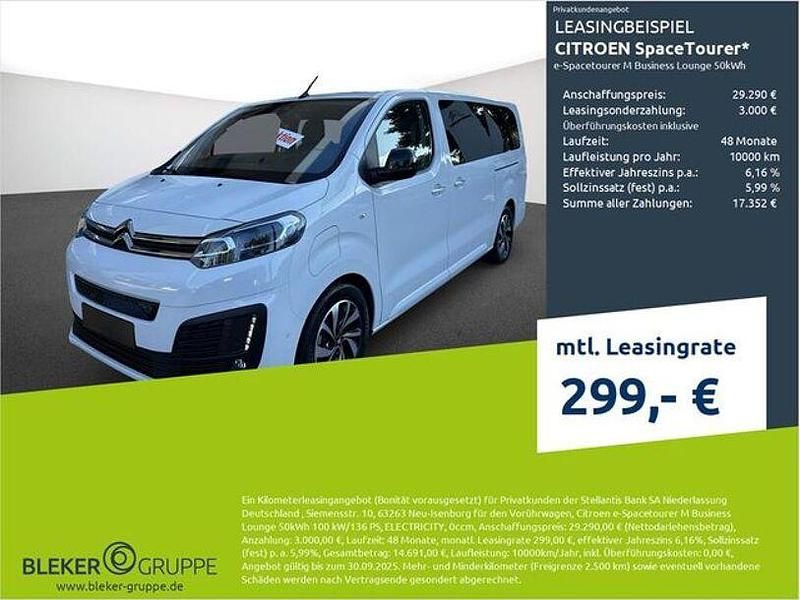 Kaolinweiß Gebraucht 2023 Citroën e-Spacetourer Business Class Van | 29.290 € - Bild 1/3