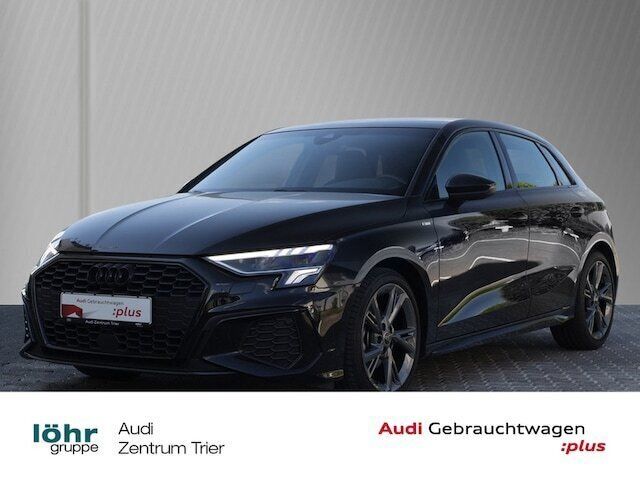 Mythosschwarz metallic Gebraucht 2024 Audi A3 S-Line | 31.980 € (Fairer Preis) - Bild 1/4