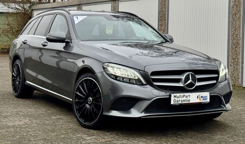Selenitgrau metalliclack Gebraucht 2019 Mercedes C200 Kombi | 15.490 € (Fairer Preis) - Bild 1/4