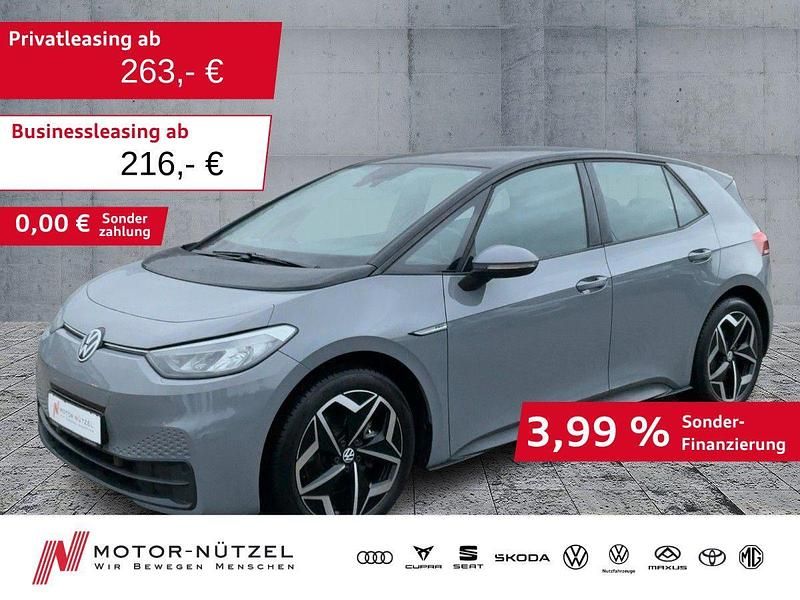 Grau Gebraucht 2021 VW ID.3 Pro Performance Kleinwagen | 18.429 € (Guter Preis) - Bild 1/4
