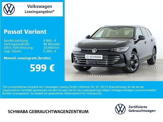 Grenadillschwarz metallic Gebraucht 2025 VW Passat Elegance Kombi | 53.690 € (Etwas zu teuer) - Bild 1/4