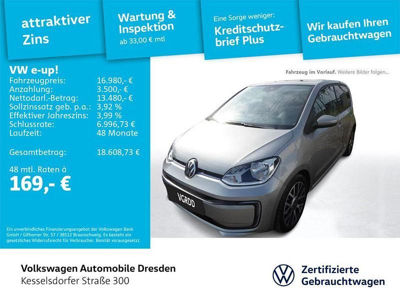 Silber Gebraucht 2022 VW e-up! Style Kleinwagen | 16.980 € (Fairer Preis) - Bild 1/4