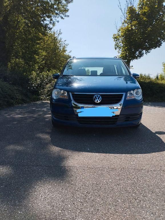 Gebraucht VW Touran Conceptline 90 PS (66 kW) 2010 Blau Van / Kleinbus