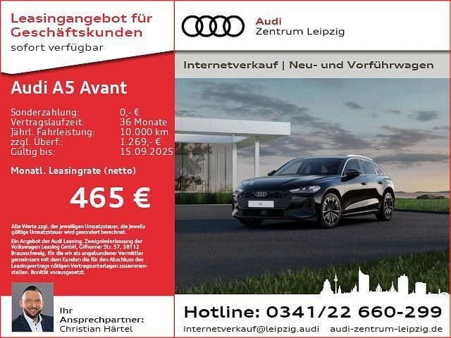 Schwarz Neu 2025 Audi A5 Sport Coupé | 61.490 € (Superpreis) - Bild 1/3
