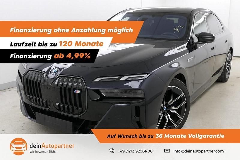 Carbonschwarz Gebraucht 2023 BMW i7 Executive Limousine | 107.900 € - Bild 1/4