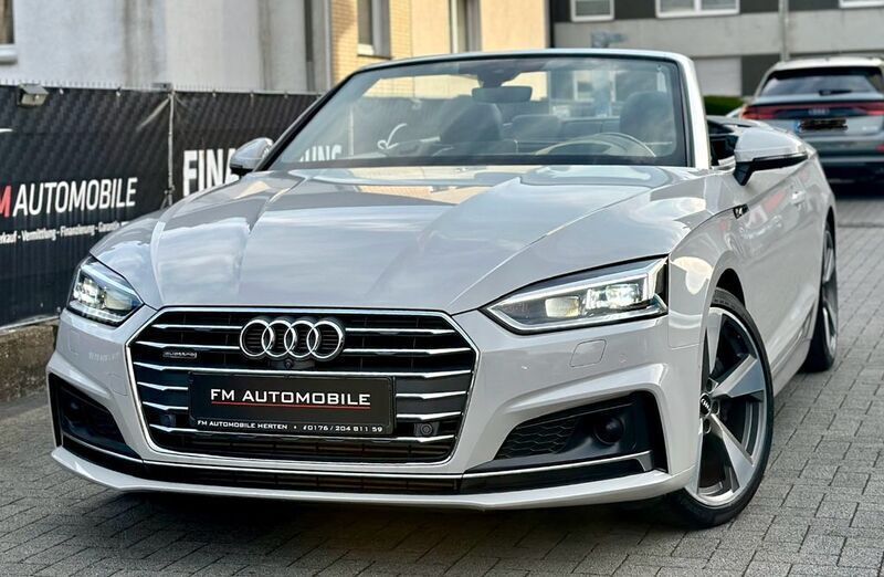 Grau Gebraucht 2017 Audi A5 Cabriolet S-Line Cabrio | 23.890 € (Superpreis) - Bild 1/4