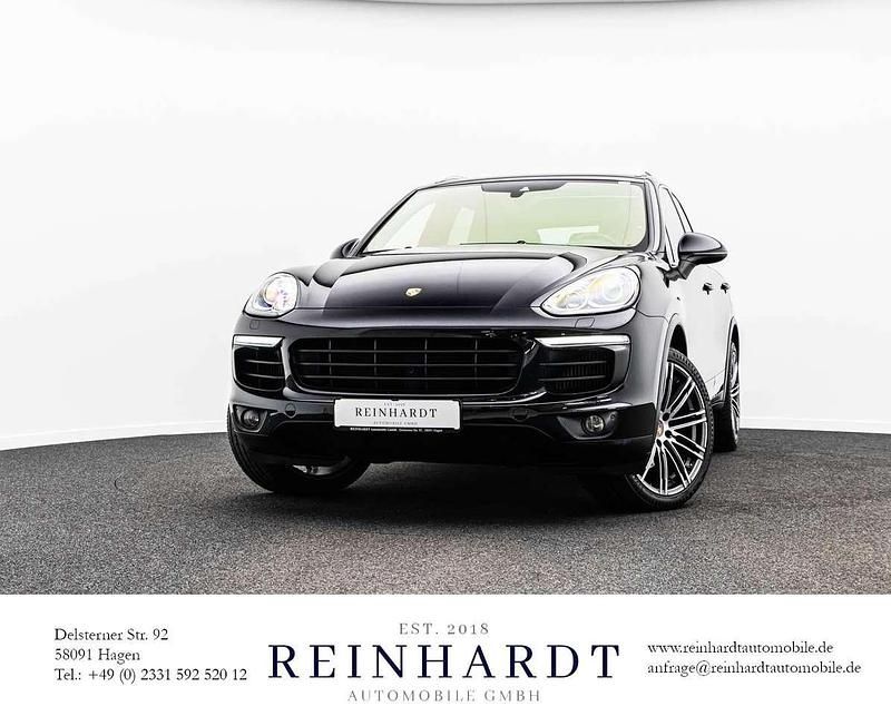 Tiefschwarzmetallic Gebraucht 2015 Porsche Cayenne S SUV | 28.545 € (Superpreis) - Bild 1/3