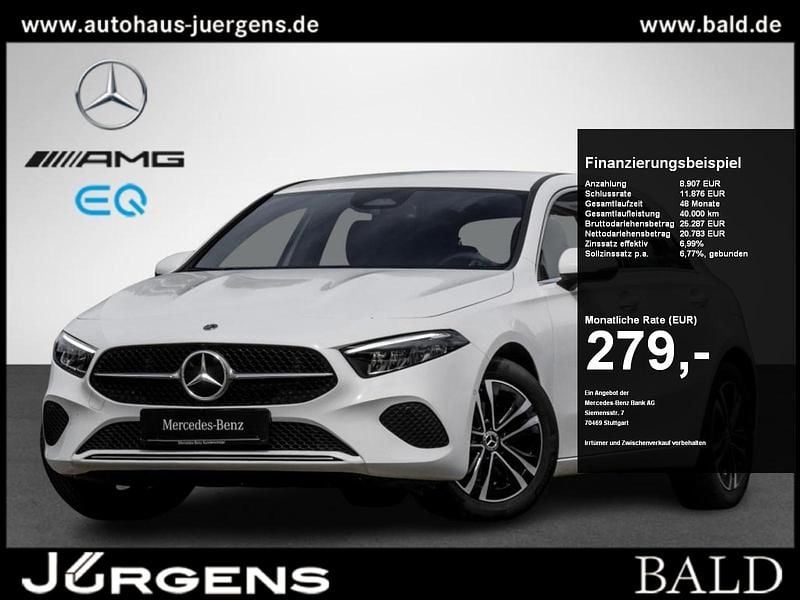 Polarweiß Gebraucht 2024 Mercedes A180 Progressive Limousine | 28.440 € (Guter Preis) - Bild 1/4