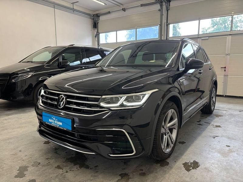 Schwarz Gebraucht 2022 VW Tiguan R-line SUV | 30.420 € (Guter Preis) - Bild 1/4