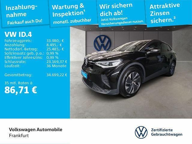 Grenadillschwarz metallic/gren Gebraucht 2025 VW ID.4 Pure SUV | 33.980 € (Fairer Preis) - Bild 1/4