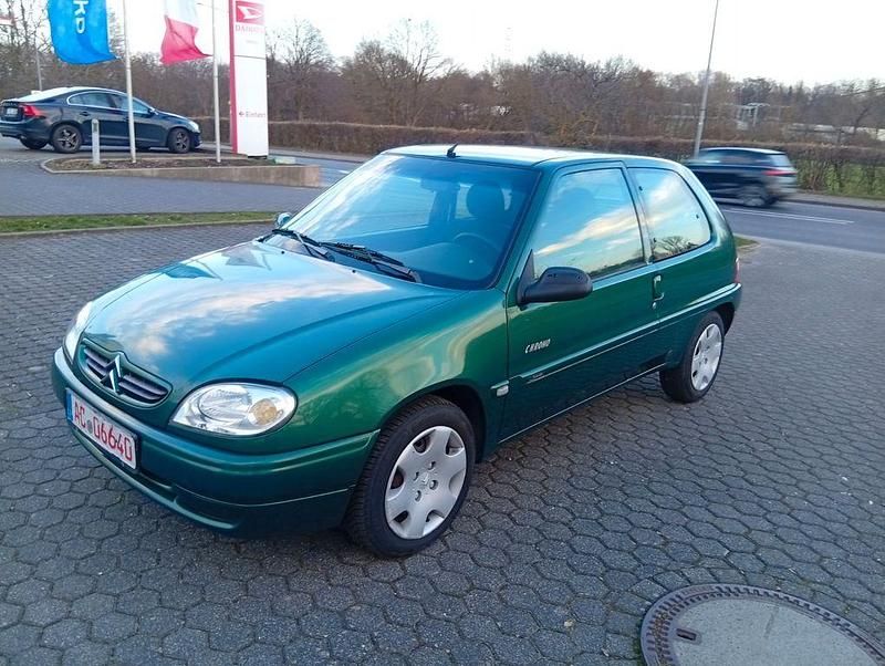 Gebraucht Citroën Saxo Tonic 60 PS (44 kW) 2001 Grün Kleinwagen