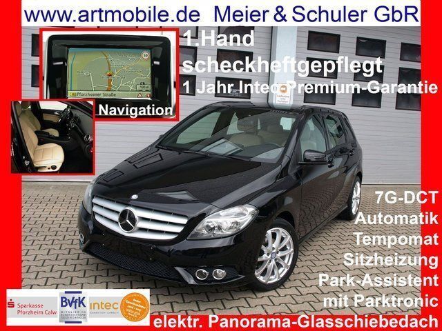 Schwarz metallic Gebraucht 2014 Mercedes B180 Van / Kleinbus | 14.900 € (Teuer) - Bild 1/4