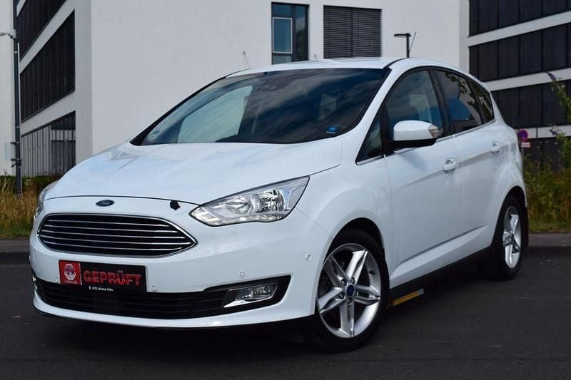 Weiß Gebraucht 2017 Ford C-MAX Titanium Van / Kleinbus | 14.999 € (Fairer Preis) - Bild 1/4