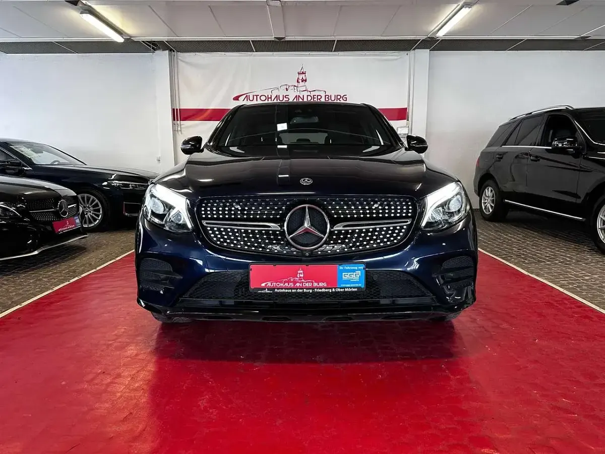 Gebraucht Mercedes GLC300 AMG line 245 PS (180 kW) 2017 Cavansitblau  metalliclack SUV