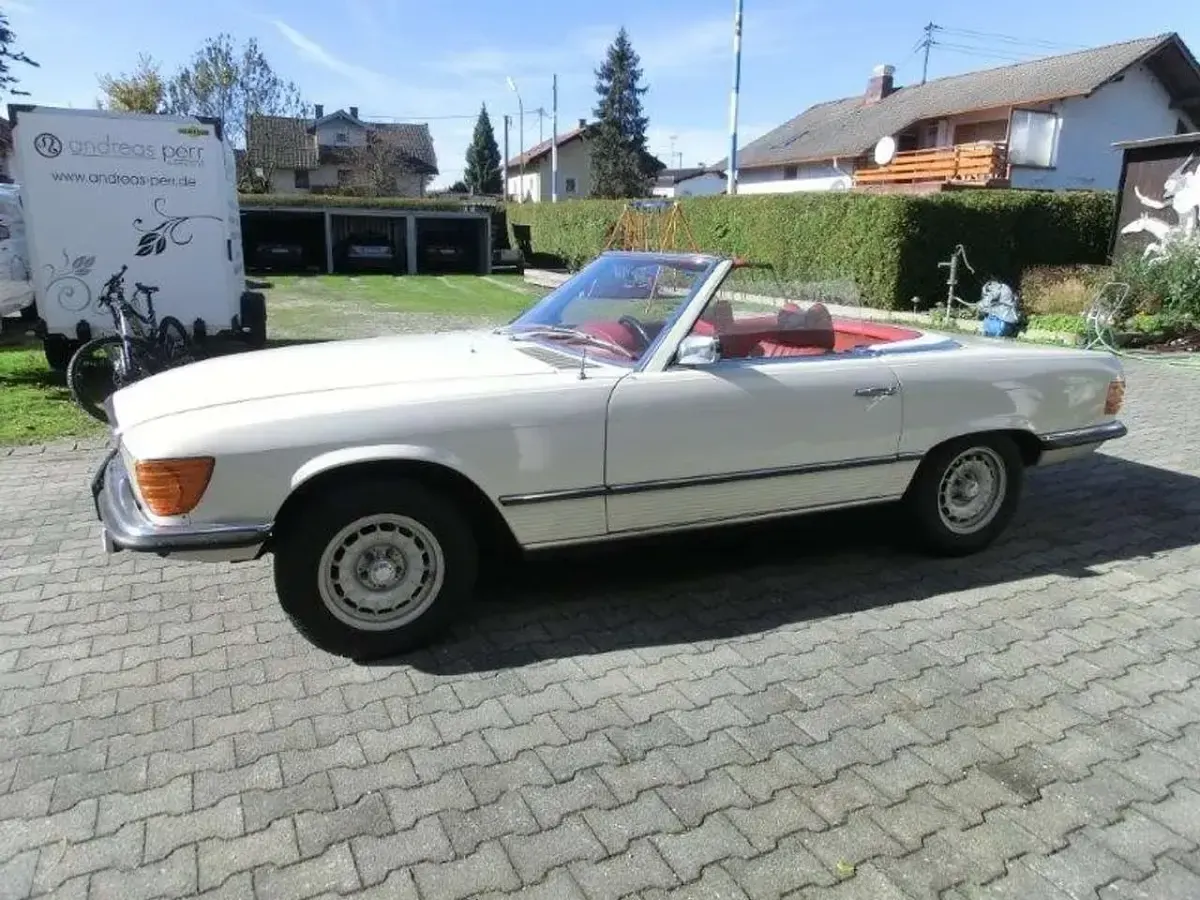 Gebraucht Mercedes SL350 200 PS (147 kW) 1973 Weiß Cabrio