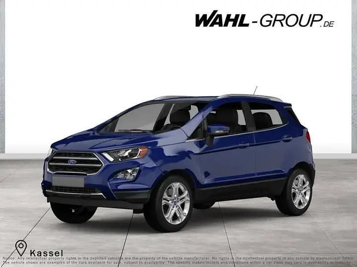 Blau Gebraucht 2021 Ford Ecosport Titanium SUV | 14.900 € (Superpreis) - Bild 1/4