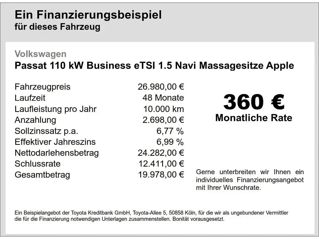 Gebraucht VW Passat Business 150 PS (110 kW) 2024 Grau Kombi
