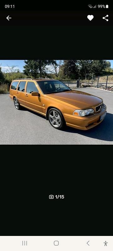 Orange Gebraucht 1997 Volvo V70 Kombi | 12.500 € - Bild 1/4