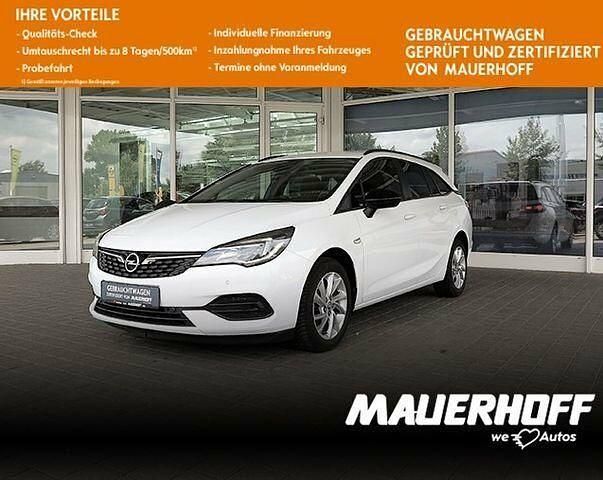 Gebraucht Opel Astra Edition 131 PS (96 kW) 2021 Schneeweiss/summitwhite/arctic Kombi