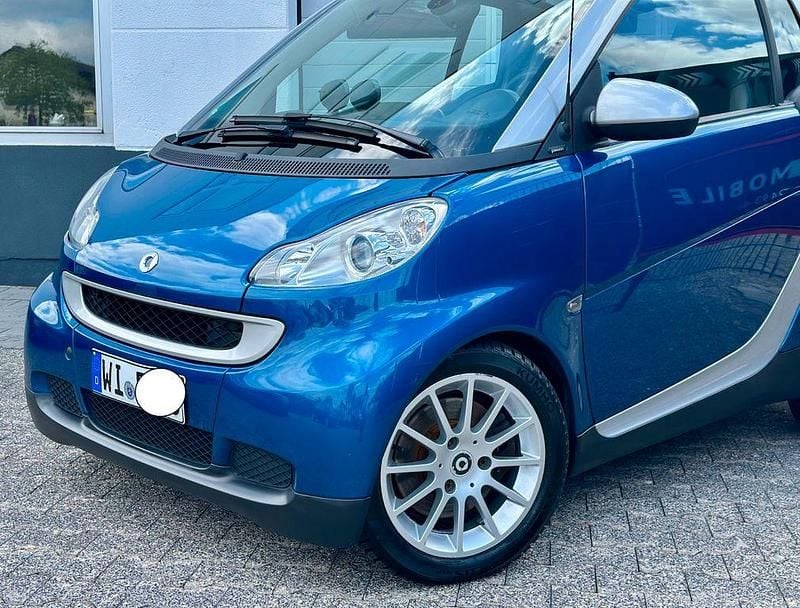 Blau Gebraucht 2008 Smart ForTwo Cabrio Cabrio | 4.950 € (Fairer Preis) - Bild 1/4